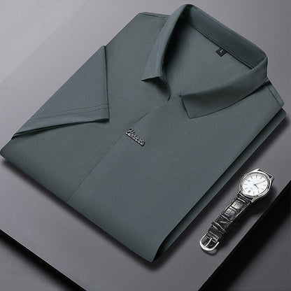 🎁Hot Sale 55% OFF⏳Men’s Casual Lapel Breathable Wrinkle-free T-shirt