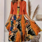 Elegant Women’s Two-Piece Set – Lightweight Cropped Cardigan & Sleeveless Dress