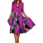 Elegant Women’s Two-Piece Set – Lightweight Cropped Cardigan & Sleeveless Dress