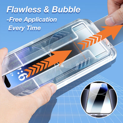 (iPhone 16 is coming!)🔥 iPhone Tempered Anti-Peeking Screen Protector - No Bubbles No Dust
