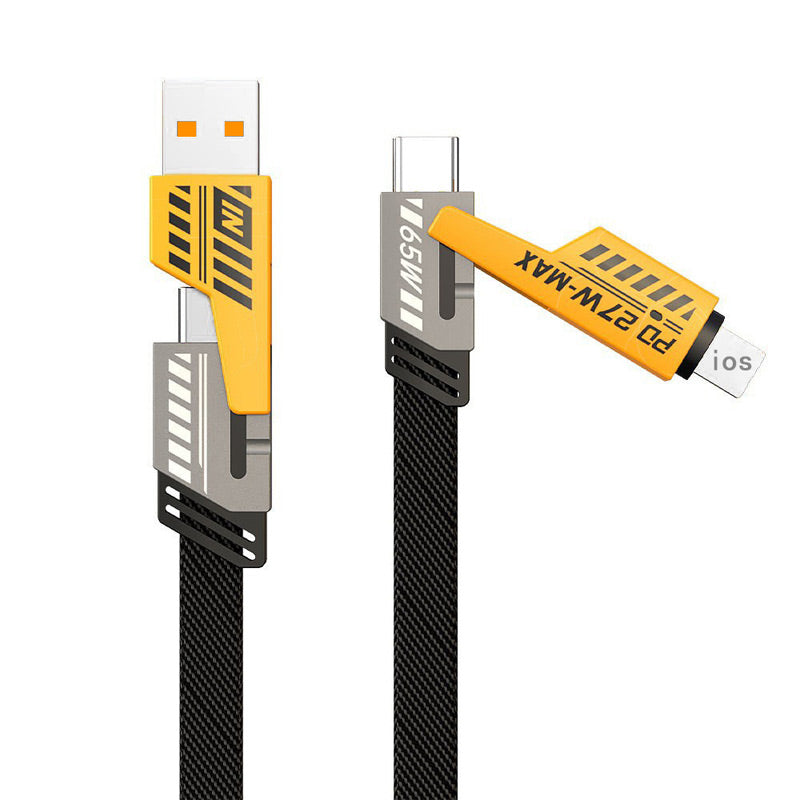 💥NEW HOT SALE💥4 in 1 PD 27W 65W Fast Charging Cable