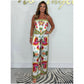 🌸NEW HOT SALE🔥Women's Spaghetti Strap Printed Top & Loose Pants 2-Piece Set