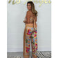 🌸NEW HOT SALE🔥Women's Spaghetti Strap Printed Top & Loose Pants 2-Piece Set