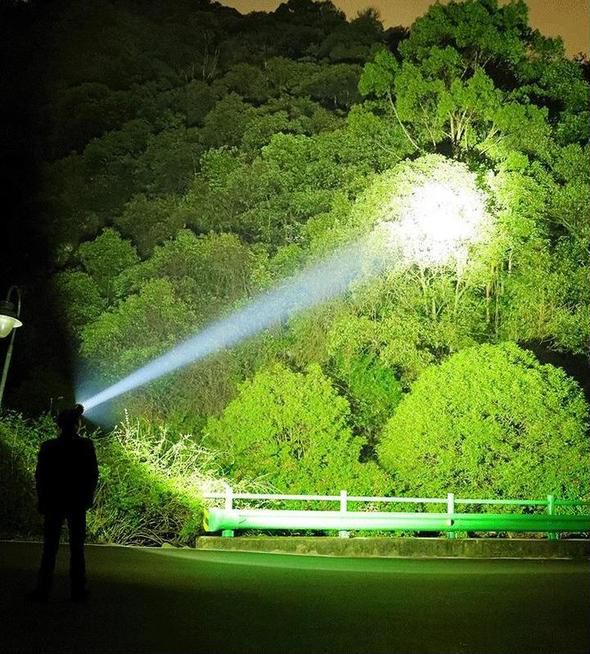 🔦20000 Lumen Flashlight-Extreme Beam & Power Bank Function⚡