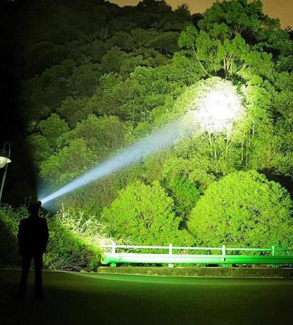 🔦20000 Lumen Flashlight-Extreme Beam & Power Bank Function⚡