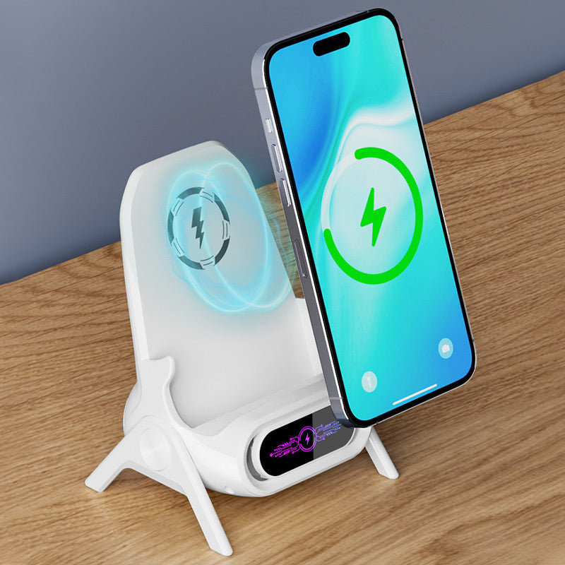📱 50% OFF NOW! ✨ Wireless Fast Charger Phone Stand - 15W Quick Charge & Adjustable Viewing Angles, Compatible with All Qi-Enabled Devices ⚡📦