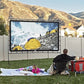 🎬 60% OFF HOT SALE! ✨ Giant Portable Outdoor Cinema Screen - 4K HD Projection with Adjustable Stand for Outdoor Parties 🌟🌙