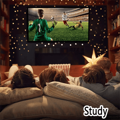 🎬 60% OFF HOT SALE! ✨ Giant Portable Outdoor Cinema Screen - 4K HD Projection with Adjustable Stand for Outdoor Parties 🌟🌙