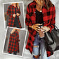 🔥New Hot Selling🔥Women’s Plaid Longline Shirt Jacket