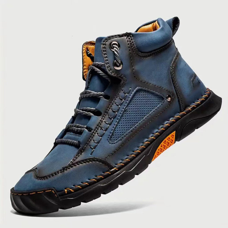 💥Hot Sale💥Stylish Hand-Stitched Flat Sole Men's Boots