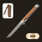 New Year Hot Sale 50% OFF🗡️Folding knife with wooden handle for work, hiking & camping⛺Buy 1 Get 1 Free