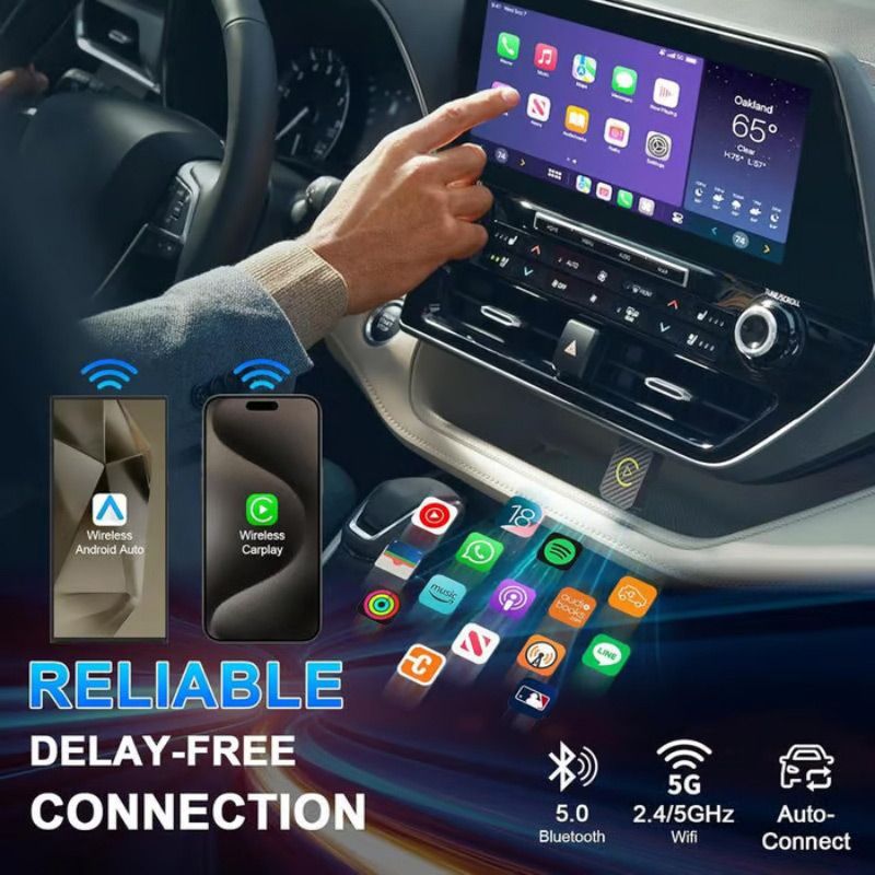 ⏳Last Day 49% Off 💥 Mini Wireless CarPlay Adapter