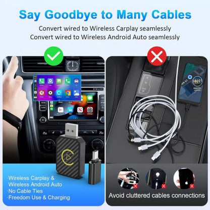 ⏳Last Day 49% Off 💥 Mini Wireless CarPlay Adapter
