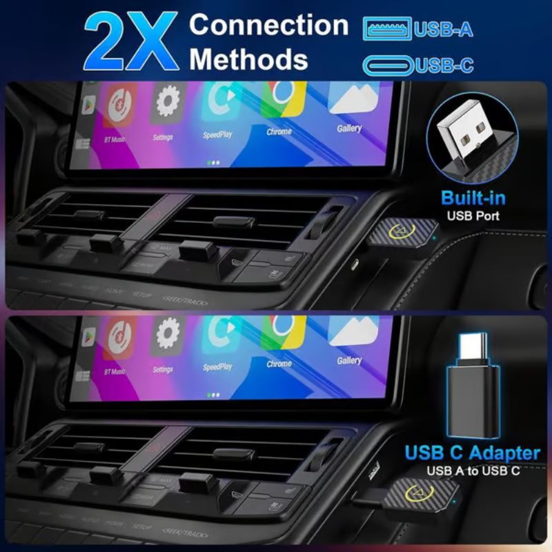 ⏳Last Day 49% Off 💥 Mini Wireless CarPlay Adapter
