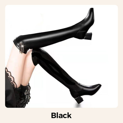 Women's Elastic Over-the-Knee Boots