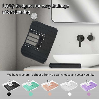 🎁Limited Time Big Sale 49% OFF💥Foldable Bathroom Sink Cover with Makeup Brush Cleaner