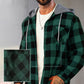 🔥2025 Hot Sale - 50% OFF🔥 Men's Versatile Hooded Plaid Flannel Shirt