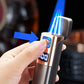 📢📢50 % OFF !!⏰Rechargeable & Refillable Cigar Torch Lighter with LED Display