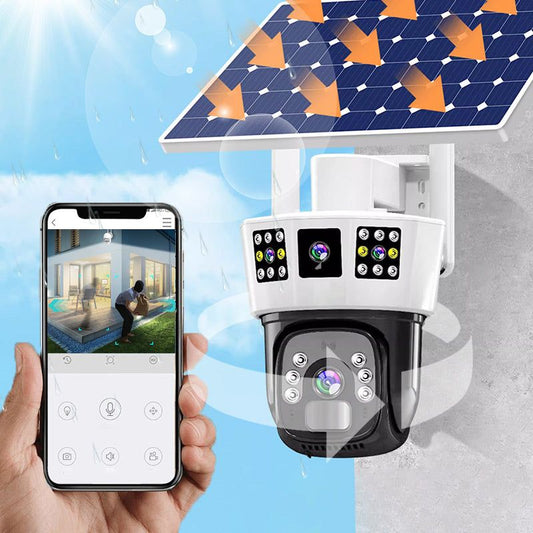 ❄️Winter Special 50% OFF🔥360° Smart Solar Surveillance Camera with Three-screen Monitoring✨