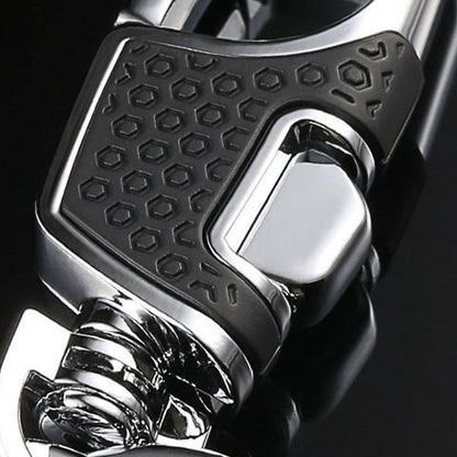 Business Style One-Press Open Keychain