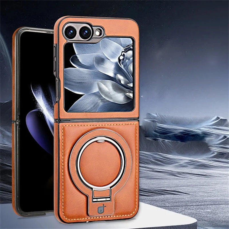 💎Quality is King💎Magnetic Phone Case with Ring Stand for Galaxy Z Flip Series