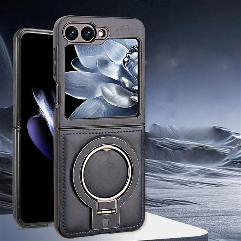 💎Quality is King💎Magnetic Phone Case with Ring Stand for Galaxy Z Flip Series