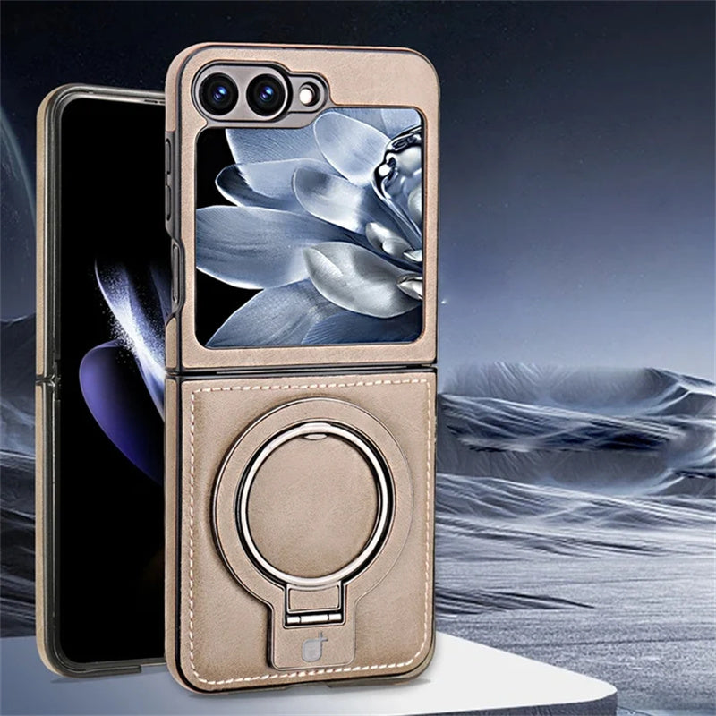 💎Quality is King💎Magnetic Phone Case with Ring Stand for Galaxy Z Flip Series