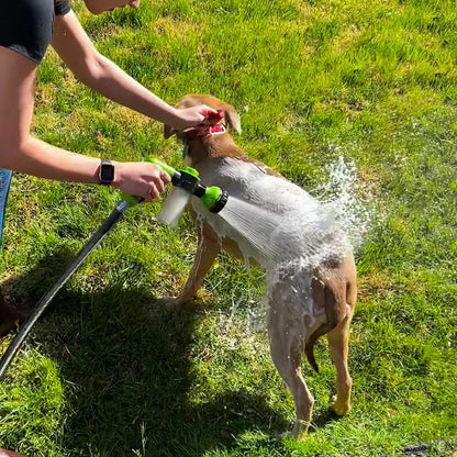 Pup Jet Dog Wash Hose Nozzle Foam Dog Horse Sprayer Wash Hose Attachment Soap Dispenser Sprayer Dog Bathing Sprayer