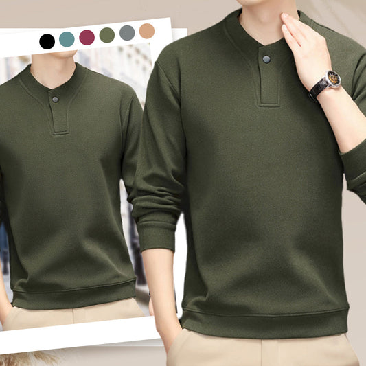 🔥New Hot Selling🔥Men’s Plush-LinedThickened Pullover (Warm and Comfortable)