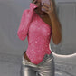 🔥Hot Sale 49% Off👚✨ Women's One Shoulder Sequin Bodysuit – Sparkle & Shine All Night! 💫