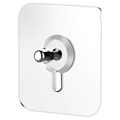 ✨No-Drill Screw Stickers, Strong Adhesive No-Nail, No Drilling Required Adhesive Wall Hooks Wall Mount Screw Hooks Picture Hangers Without Nails for Hanging 2.25 * 2.25 * 0.4 Inch for Kitchen, Bathroom, Home