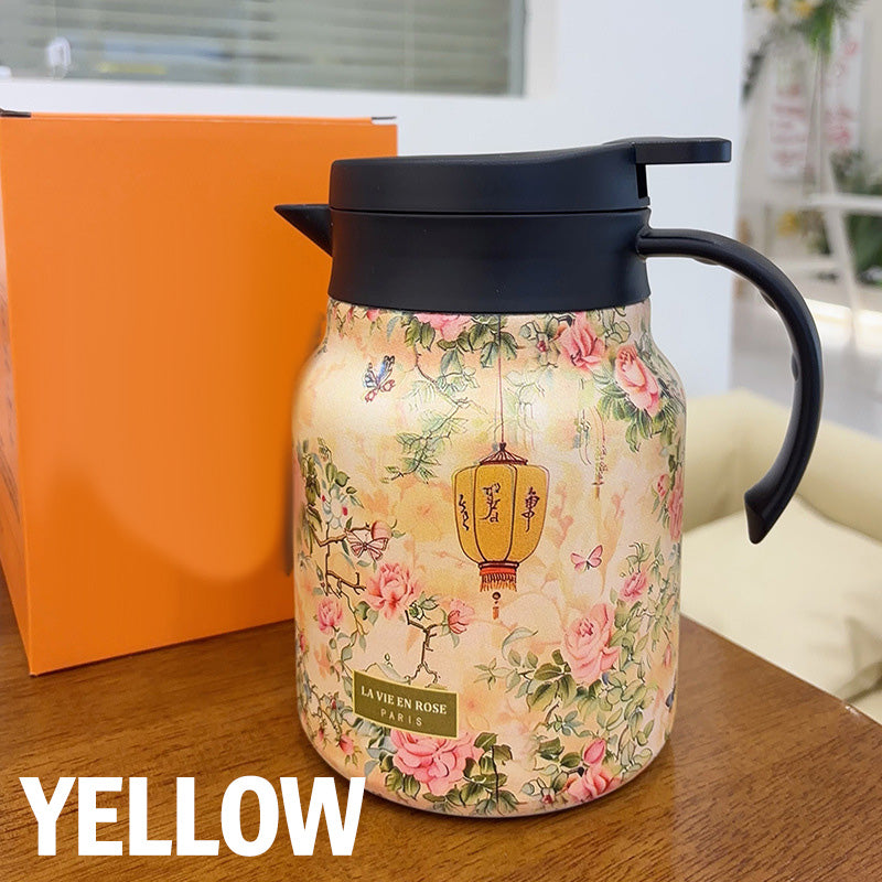 🔥2025 HOT SALE🔥 1000ml Vacuum Insulated Teapot with Strainer