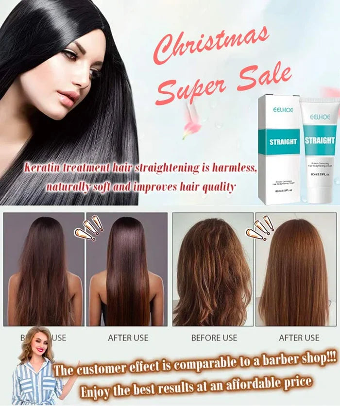 ⏳Limited Time 50% Off💥2025 New Upgrade Keratin Treatment Smoothing Cream