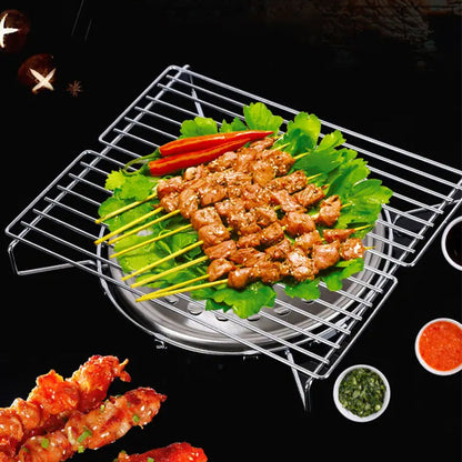 🔥Hot Sale - 49% off🔥Mini Portable Wing Grilling Rack for Gas Stoves
