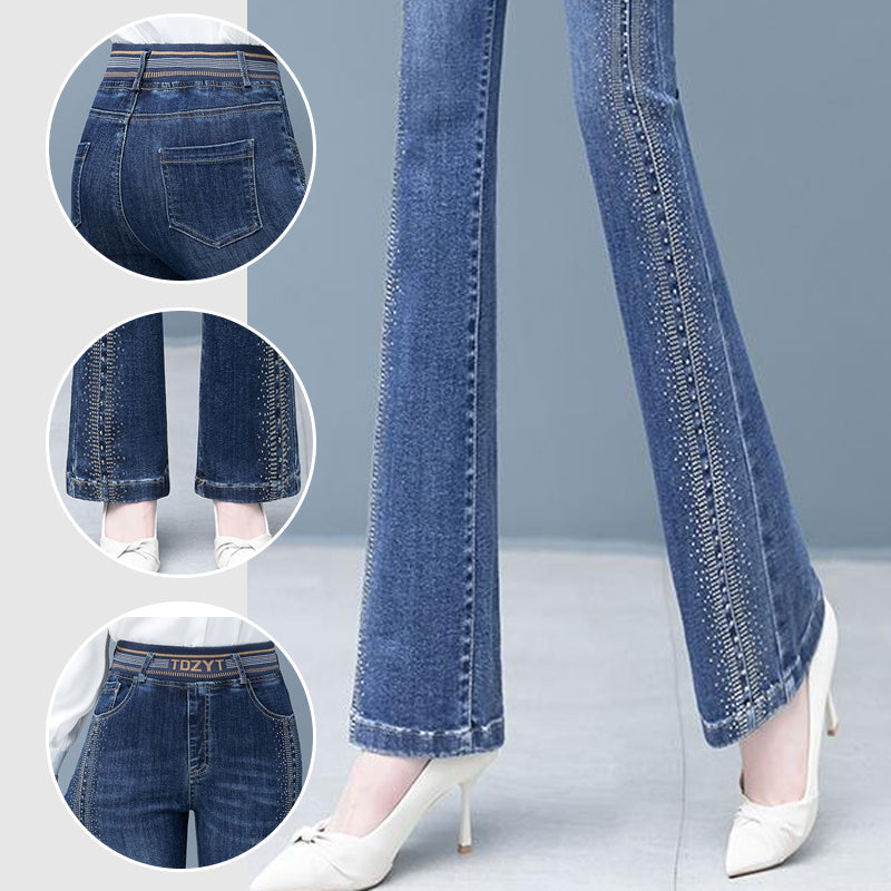 🔥HOT SALE 49% OFF🔥Women's High Waisted Stretchy Bell Bottom Jeans