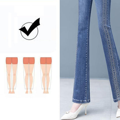 🔥HOT SALE 49% OFF🔥Women's High Waisted Stretchy Bell Bottom Jeans