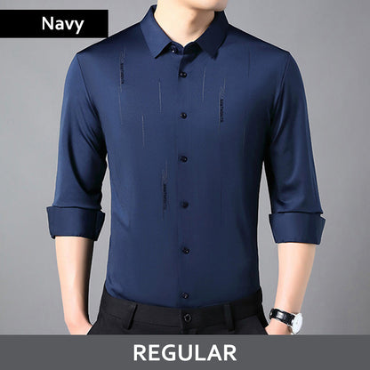 🔥2025 Hot Sale👔Men's Stylish Thickened Seamless Lapel Shirt