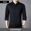 🔥2025 Hot Sale👔Men's Stylish Thickened Seamless Lapel Shirt