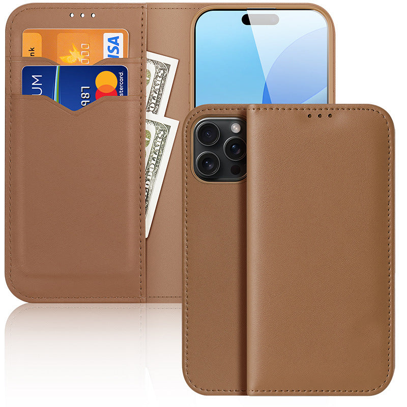 🔥2025 Hot Sale😍Portable Dual Card Wallet Flip Phone Case