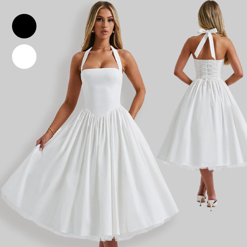 🔥2025 Hot Sale😍Women’s Halter Neck Party Dress✈️Free Shipping
