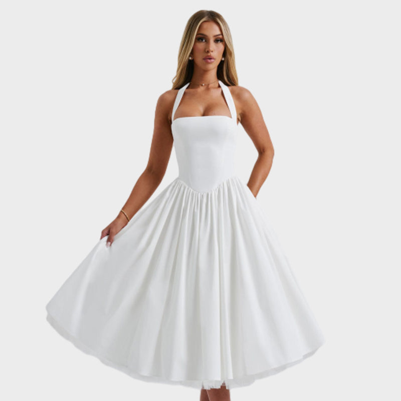 🔥2025 Hot Sale😍Women’s Halter Neck Party Dress✈️Free Shipping