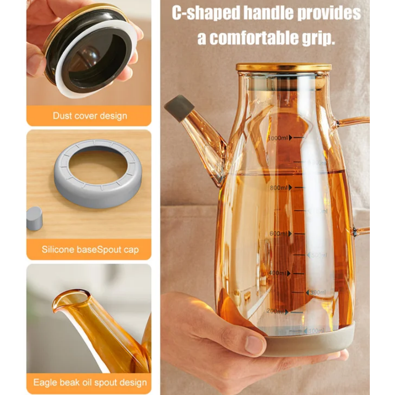 💥50% OFF!💥 Leak-Proof Oil Dispenser Bottle with Drip-Free Spout – No Mess, Just Precision!