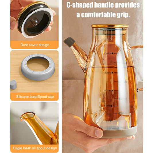 💥50% OFF!💥 Leak-Proof Oil Dispenser Bottle with Drip-Free Spout – No Mess, Just Precision!
