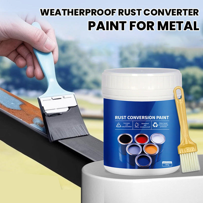 🔥 Hot sale 50% OFF🔥Weatherproof Rust Converter Paint for Metal