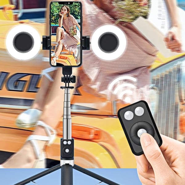 New Multi-purpose Upgraded Phone Extendable Selfie Stick & Tripod