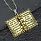 Vintage Bible Pendant Necklace