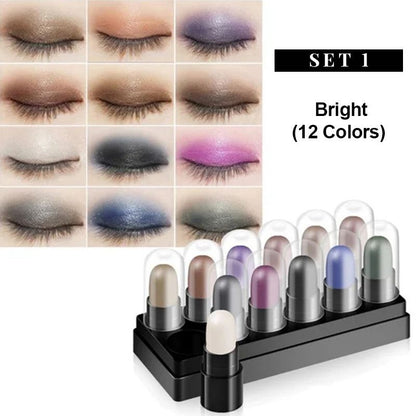 ✨ Waterproof Eyeshadow Shimmer Stick