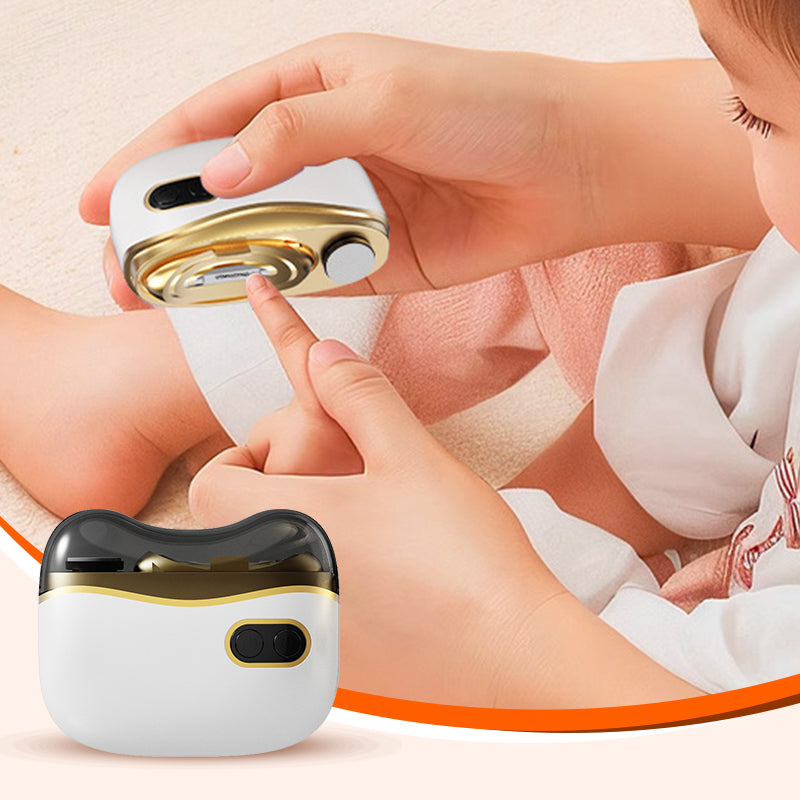 🔥Hot Sale Offers👍2-in-1 Electric Nail Clippers and Polisher for Adults and Children