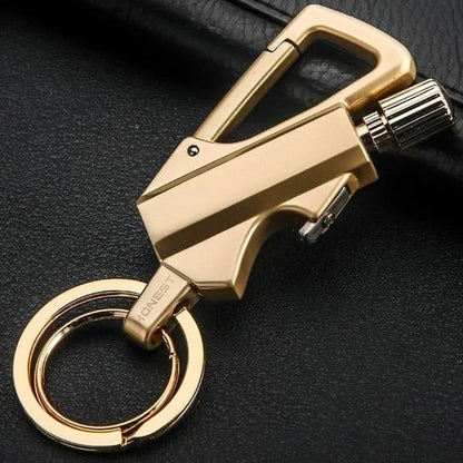 ✨LAST DAY 49% OFF - Permanent Match Infinity Lighter with Multitool Keychain Bottle Opener