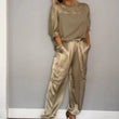 🔥Hot Sale - 49% off🔥Women's Round-Neck Top & Pants 2-Piece Set